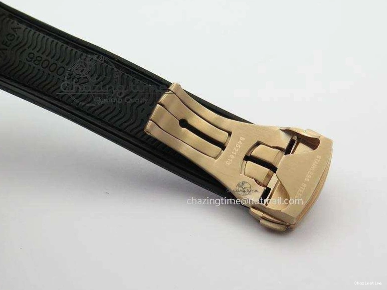 0215 Breathable Seamaster Professional Chrono RG Black Ceramic Black Dial On Black Gummy Strap A 8214